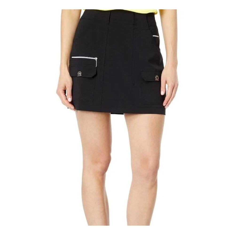 Jamie Sadock Women’s Airwear Black 17.5” Golf Skort Size 10 Pockets Utility